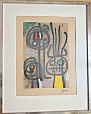 Joan Miro Original Lithographie nummeriert limitiert Signatur im Stein