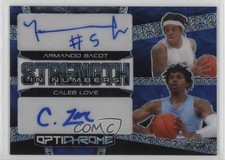 2022-23 Leaf Optichrome Purple Mojo 4/4 Armando Bacot Caleb Love #S2-2 Auto 4e9