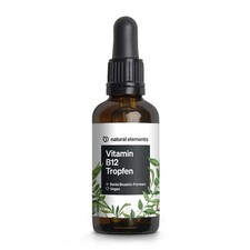 natural elements Vitamin B12 Tropfen – 50ml – 500µg B12/Tropfen …