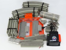 LOT of 40+ O Gauge 3-Rail Lionel FasTrack Curved, Straight, & Crossing Track