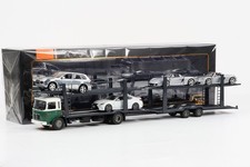 1:43 IXO MAN LKW 1976 Autotransporter mit Anhänger (ohne Fahrzeuge)