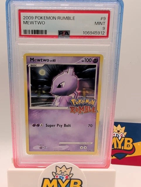 2009 Pokemon Rumble Mewtwo PSA 9 #9 POP 129