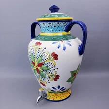 Large Beverage Crock With Lid Dispenser Tabletops Gallery Benito