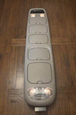2001-2005 Toyota Sequoia Overhead Roof Console Compartment Dome Light OEM GRAY.