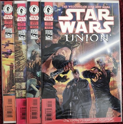1999 Dark Horse Star Wars Union 1-4 complete Wedding Luke Skywalker Mara Jade