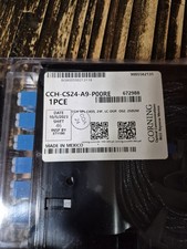 Corning CCH-CS24-A9-P00RE Type LC Duplex 24 Fiber CCH Pigtailed Splice Cassette