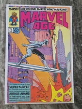 MARVEL AGE #71 Moebius Silver Surfer Cover  (Marvel 1989)