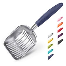 Cat Litter Scoop, Aluminum Alloy Sifter, Kitty Metal Scooper, Deep Shovel, Lo...