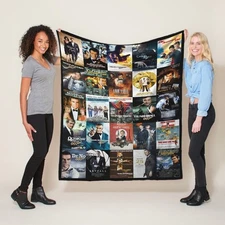 James Fleece Sherpa Blanket – Personalized Cozy Bedroom Throw for Fans
