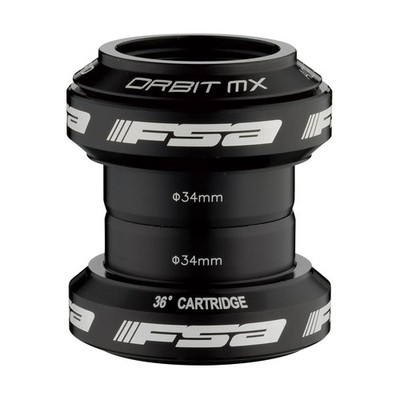 FSA Orbit MX 1.1/8 gewindeloser Steuersatz in schwarz