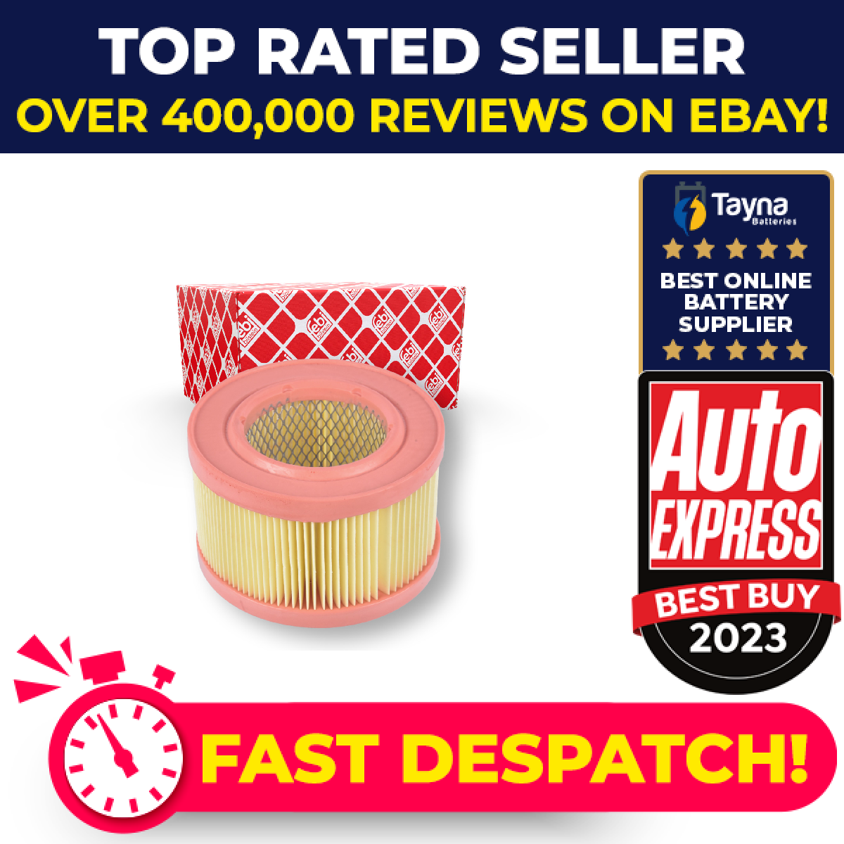 Air Filter 180885 Febi Genuine Top Quality Guaranteed New