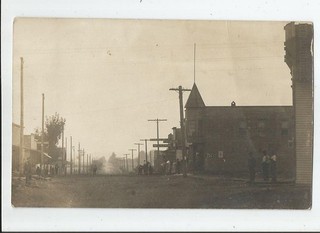 Early Street Scene Yelm Washington RPPC 1908