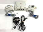 Vtg SEGA DREAMCAST HKT3020 w/ Cords 2 Controllers & 1 Game (Works)