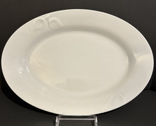 Hutschenreuther Fleuron Chloe  Paris Rotonde Oval Serving Platter 15-1/2  White