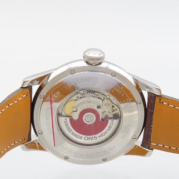 Oris Small Second Men's Automatic Watch Leather S… - image 5