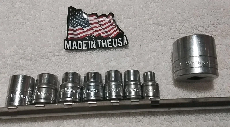 S-K Wayne Drive Socket Set Vintage USA