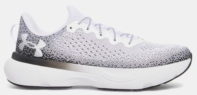 Under Armour Infinite men's size 9 White Black UA HOVR Running Shoes 3027523