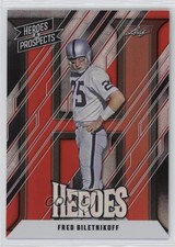 2024 Leaf Heroes & Prospects Red 20/25 Fred Biletnikoff #189 HOF w1s