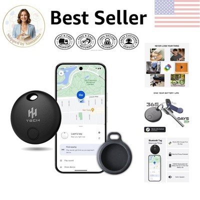 Durable Bluetooth Smart Tracker with Water-Resistant Protector for Android Users