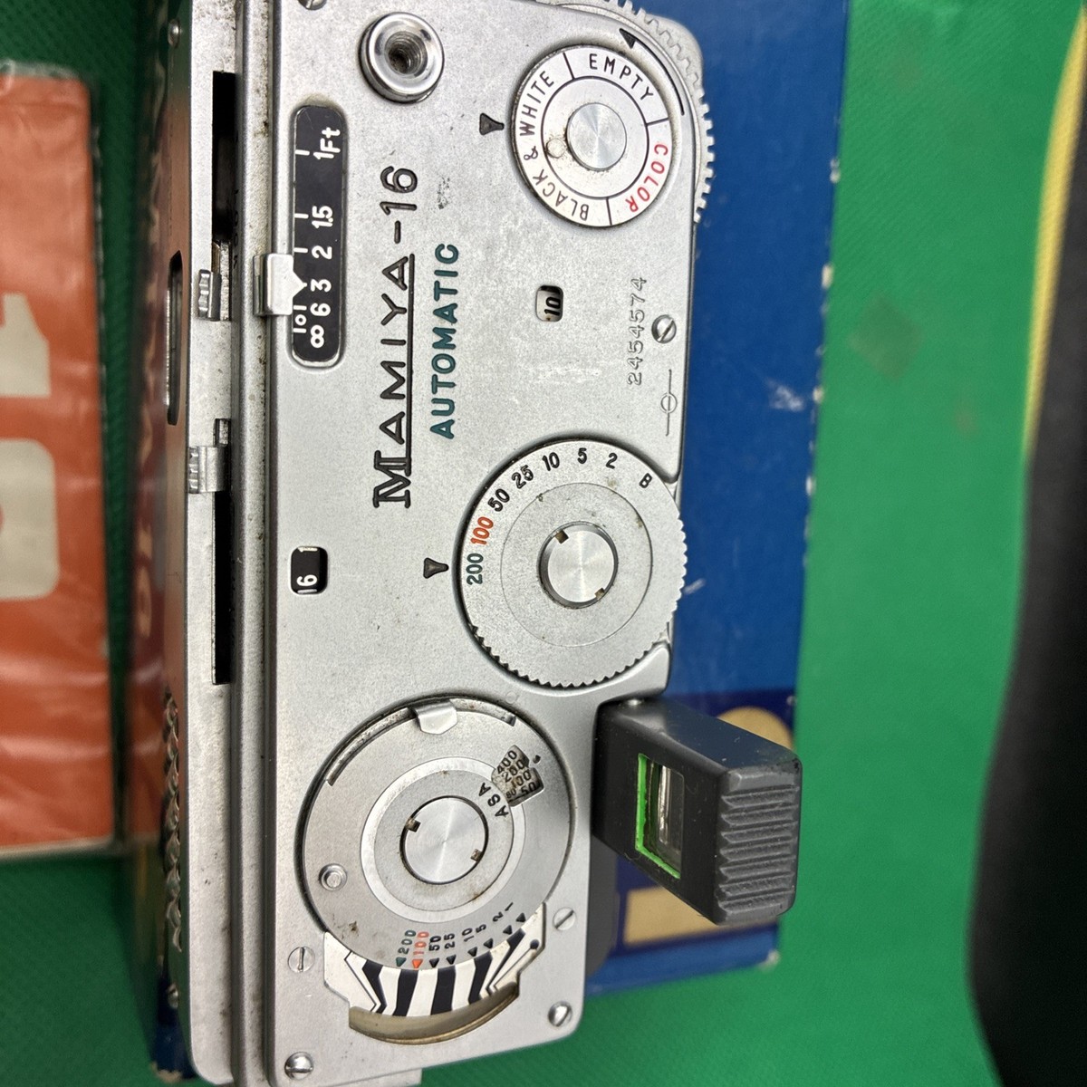 Vintage Mamiya 16 Automatic Spy Camera W/Case & Part Of Box