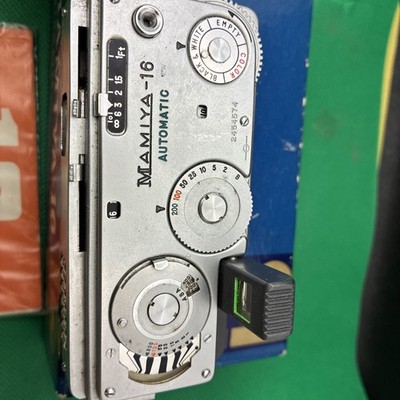 Vintage Mamiya 16 Automatic Spy Camera W/Case & Part Of Box