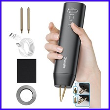 Battery Spot Welder, 11 Gear Adjustable Double-ended Replaceable Pen Tip Spot...