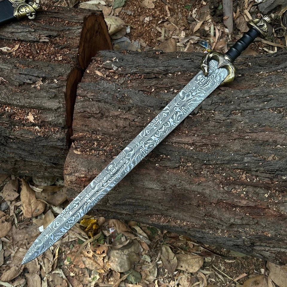 Handcrafted Roman Gladius Historical Sword 32" | Etched J2 Steel Blade | SN-5683 - Image 3 of 4