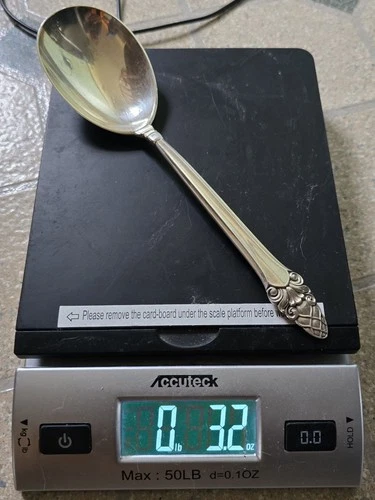 Sterling Silver Gorham Sovereign-Old Egg-shaped Serving/Casserole Spoon