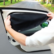 Car Window Shades for Side with 16 Magnets, Perfect Driver's Black