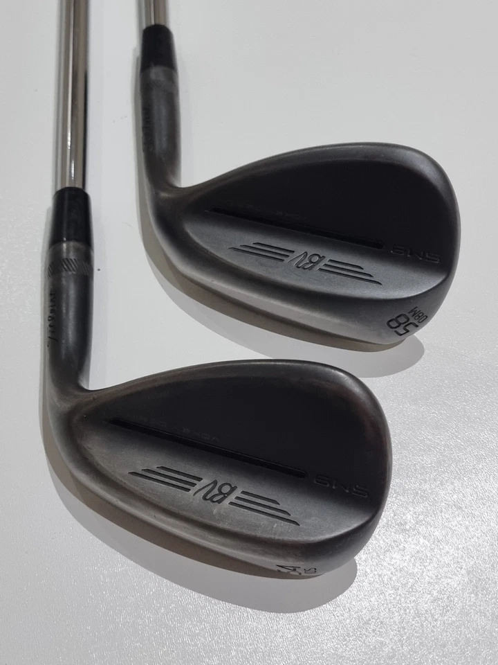 Titleist SM9 Black Raw Wedge Set * 54 & 58 Degree * BV Wedge Flex Shafts - Image 3 of 4