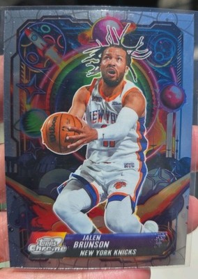 2025-26 Topps Chrome Cosmic Jalen Brunson Propulsion Insert #PRP-4 NY Knicks