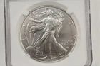 NobleSpirit 2025 W American Burnished Silver Eagle .999 NGC MS 70 Uram Signature
