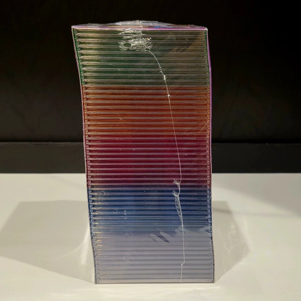 Memorex Slim Jewels Cases Multi Color 50 Pack Brand New Free Shipping - Image 3 of 4