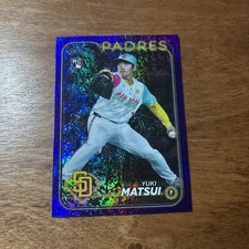 2024 Topps Update Series - Yuki Matsui #US8 Purple Holo Foilboard /799 (RC)