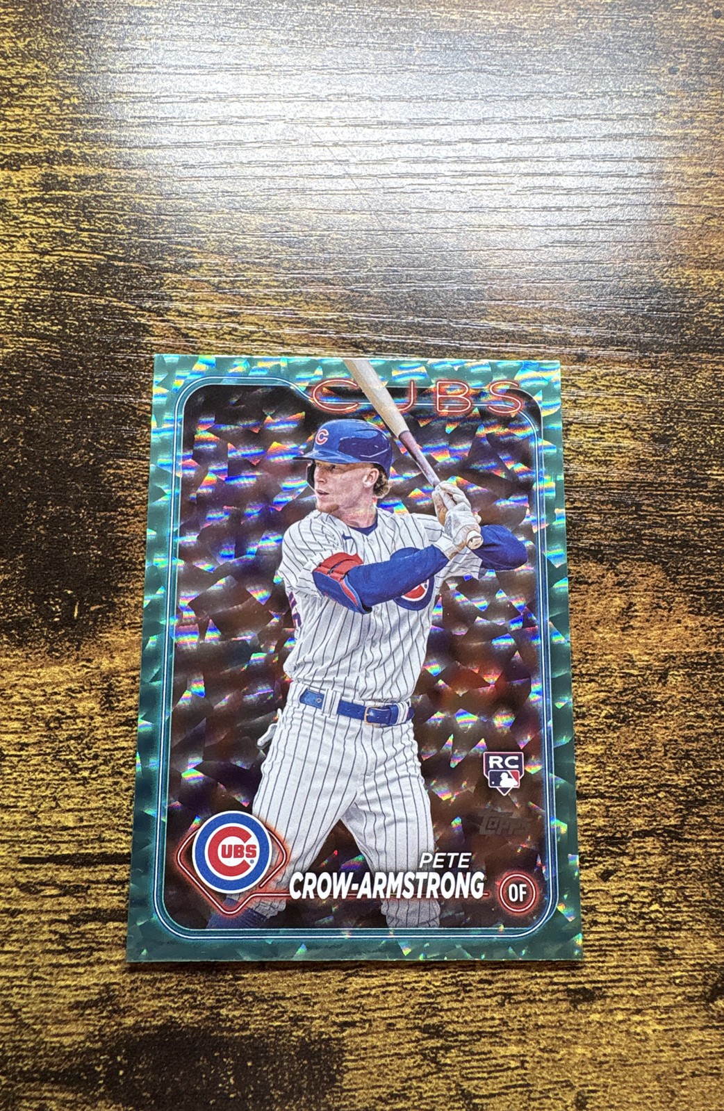 2024 Topps Series 2 - Pete Crow-Armstrong #407 Aqua Foil /399 (RC)