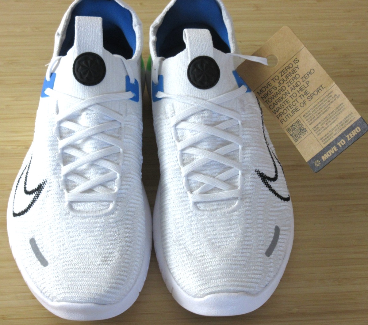 Nike Men\'s Free RN FK NN Running Shoes White Black Star Blue Green Sizes NIB Cut in half: Nike Free RN NN Review | RunRepeat main image 3