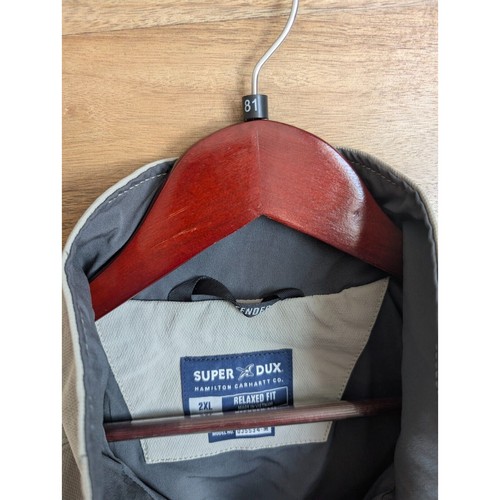 Carhartt Soft Shell Jacket Mens 2XL Super Dux Relaxed Fit Lightweight 0J5534-M - Picture 4 of 5