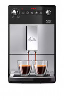 Melitta Purista One Touch Bean to Cup Coffee Machine Silver - Compact & Easy Use