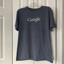 Ouray Sportswear Vintage Blue Short Sleeve T-Shirt GOOGLE Size Large