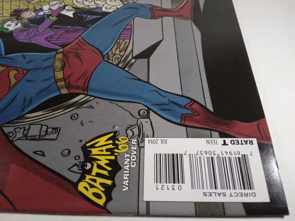 🔴🔥 ACTION COMICS #31 MIKE ALLRED 1:25 BATMAN 66 VARIANTE SUPERMAN JOKER DC 2014 Foto 4 de 4