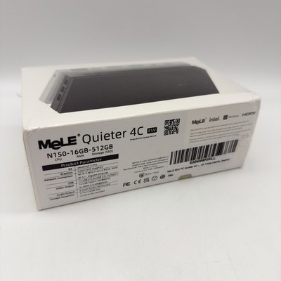 MeLE Mini PC Quieter 4C - 12th Gen N100, Fanless PC, 16GB RAM, 512GB ROM, Win...