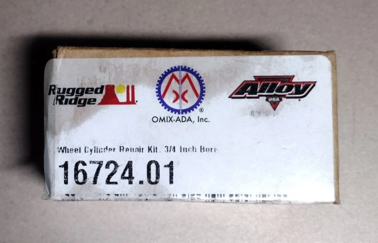 Pair of Jeep Wheel Cylinder Repair Kits 3/4" Bore Wheel Part # 16724.01 Omix - Image 4 of 4