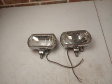 Pair Of Lucas Ftlr8 Square Chrome Classic Car Spot And Fog Lamps