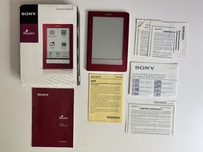 Sony Touch Edition Digital Reader PRS-600 6'' Display Bundle PARTS ONLY No Power