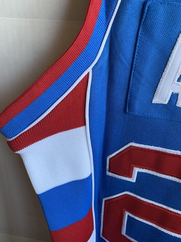 Vintage De Paul University Blue Demons Mark Aguirre Size Medium NWT - Picture 9 of 9