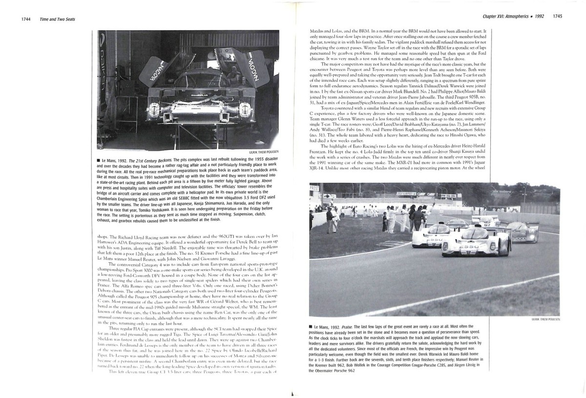 Wimpffen TIME and TWO SEATS Five Decades of Long Distance Racing