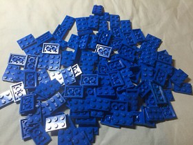 Y NEW Lego Lot 120 Blue 2 x 3 Plate 3021 Modular Creator 5893 5571 