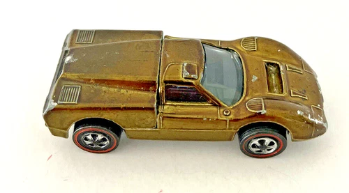 Hot Wheels 1967 Redline Olive Ford J-Car Die cast (B76) RL310