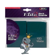 BCW Gaming Elite2 Deck Guard - Matte - Teal Pokemon MTG FREE SHIP