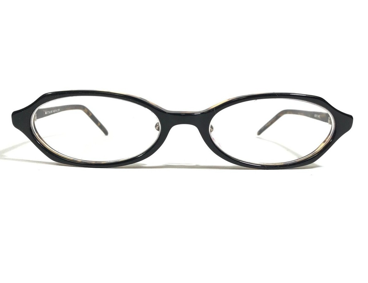 Mitani ME-748 Eyeglasses Frames Black Tortoise Round Full